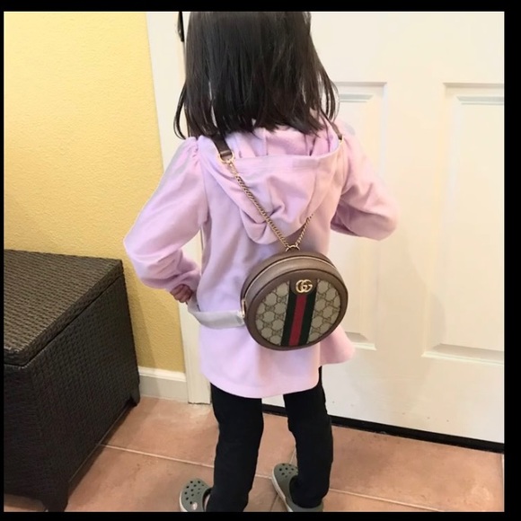 GUCCI
Brand New GG Supreme Monogram Web Mini Ophidia Round Backpack Brown - Picture 8 of 12